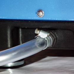 A self-draining crawl space dehumidifier connected to a sump pump system in Leadville 