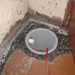 Installing a sump in a sump pump liner in a Glenwood Springs  home