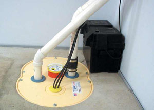 Buena Vista  installation of a submersible sump pump system
