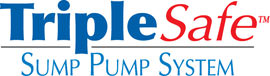 Sump pump system logo for our TripleSafe&trade;, available in areas like Rangely 