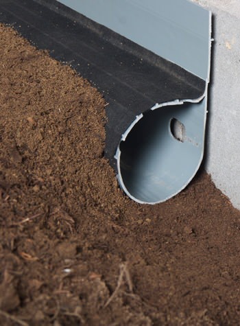 crawl space drain system installed in Granby 
