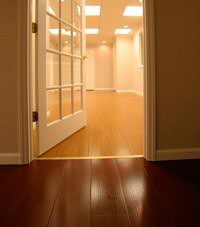 Basement Wood Flooring installed in Aspen , Colorado